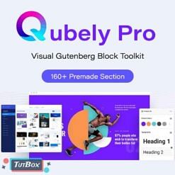 Qubely Pro 1.4.0 (latest) – wordpress gutenberg block plugin